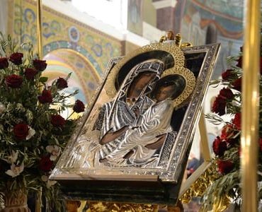 Στη Λαμία η εικόνα της Παναγίας των Ελαιών από το Πατριαρχείο Ιεροσολύμων