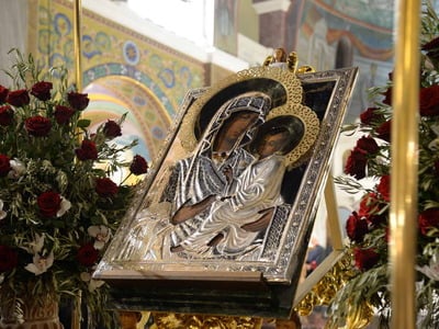 Στη Λαμία η εικόνα της Παναγίας των Ελαιών από το Πατριαρχείο Ιεροσολύμων