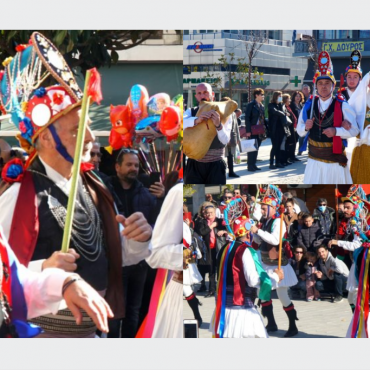 Οι… μομόγεροι “χόρεψαν” τους Λαμιώτες: Δείτε εικόνες από το κέντρο της πόλης! (video)