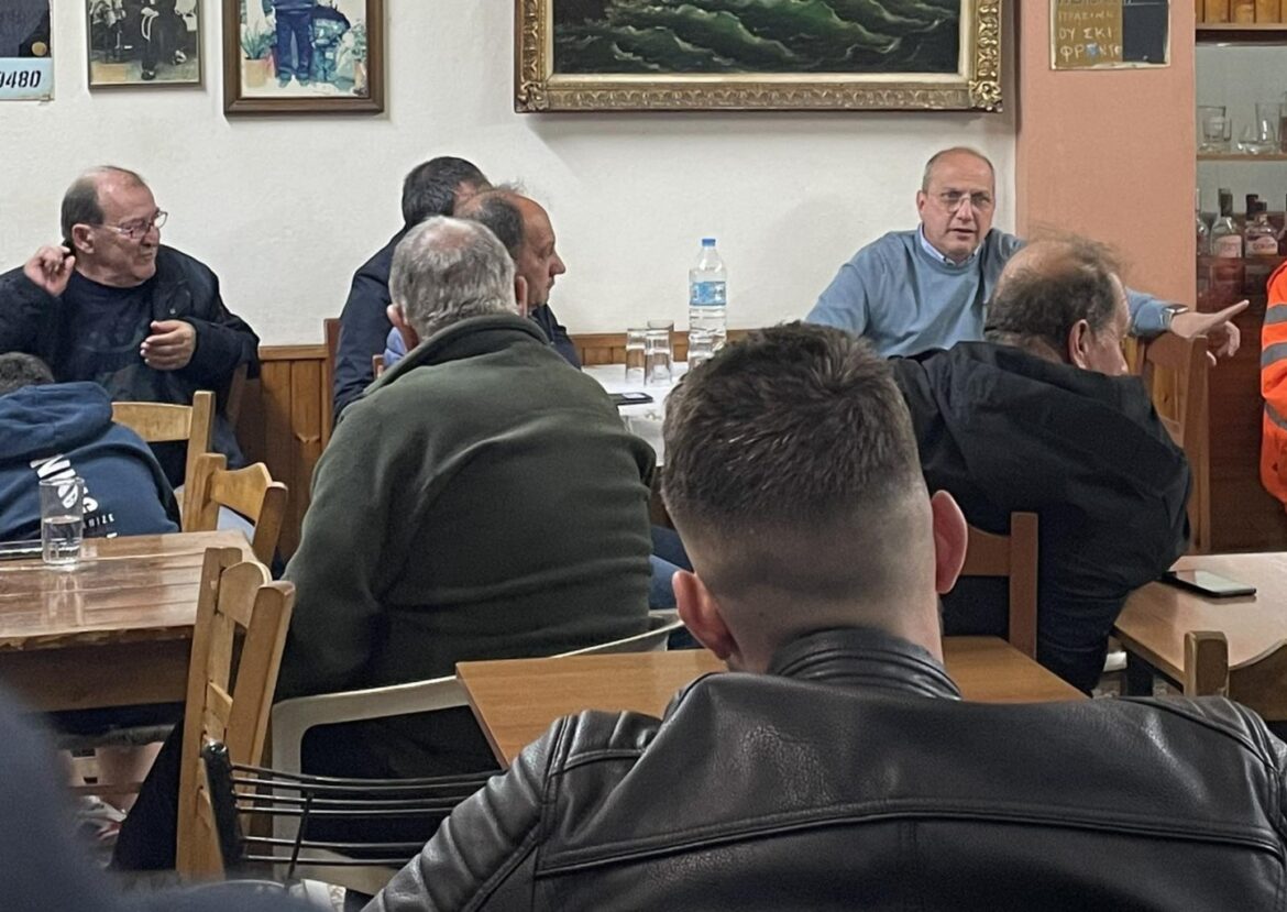Ο Γιάννης Οικονόμου στη Γιαννιτσού