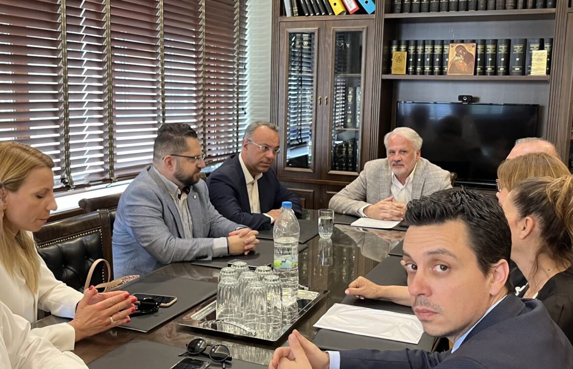 Χρήστος Σταϊκούρας: Συζήτηση για τις εξελίξεις σχετικά με το έργο της ανέγερσης του νέου Δικαστικού Μεγάρου