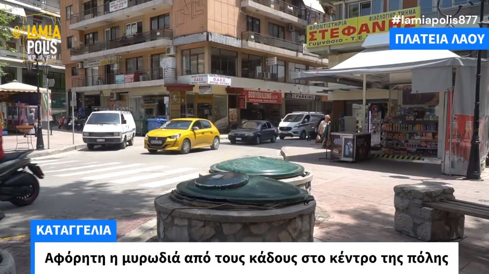 ΚΑΤΑΓΓΕΛΙΑ: Αφόρητη η μυρωδιά στην Πλατεία Λαού από τους κάδους (video)