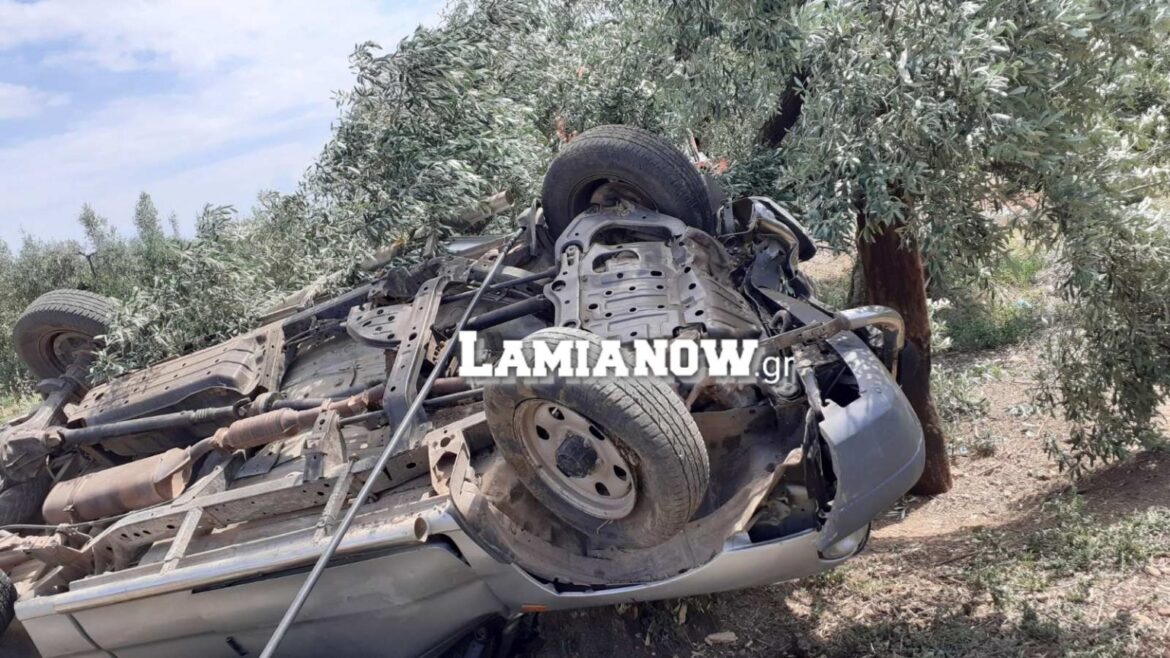 Φθιώτιδα: 85χρονος έχασε τον έλεγχο του Ι.Χ του και εξετράπη σε χωράφι με ελιές – δύο άτομα τραυματίες