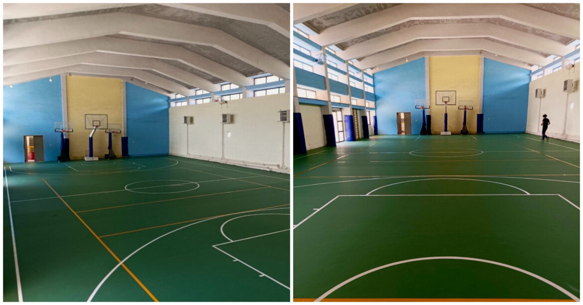 Νέο δάπεδο στο κλειστό Γυμναστήριο Γραβιάς – Π. Ταγκαλής: «Απαντάμε με έργα και στον τομέα των αθλητικών υποδομών»