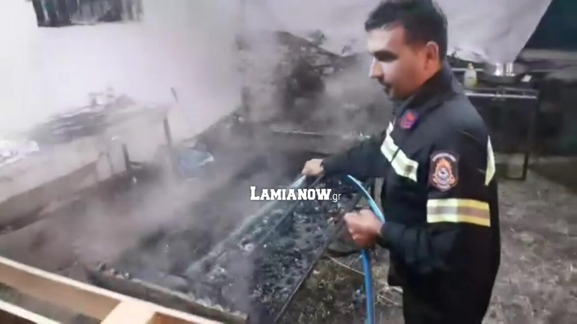 Λουκάς Μούτσελος στον Lamia Polis: “Ήταν η πρώτη φορά που η Πυροσβεστική προχώρησε σε κατάσβεση ψησταριάς” (audio)